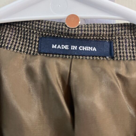 Ralph Lauren Jacket Brown 100% Wool Blazer Sport Coat Jacket 46R RN90736 CA01129 - Picture 2 of 11